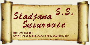 Slađana Susurović vizit kartica